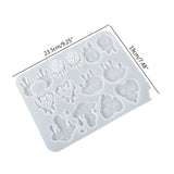 Moon Mushroom Keychain Silicone Mold for DIY Crafts