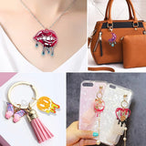 Moon Mushroom Keychain Silicone Mold for DIY Crafts
