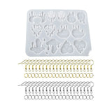 Moon Mushroom Keychain Silicone Mold for DIY Crafts