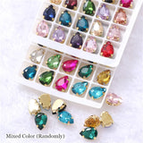 Colorful Glass Sew On Rhinestones With Claw Handicrafts for Garment