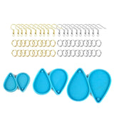 Teardrop Water Drop Earring Mold Silicone Keychain Pendant Mould