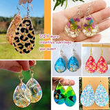 Teardrop Water Drop Earring Mold Silicone Keychain Pendant Mould