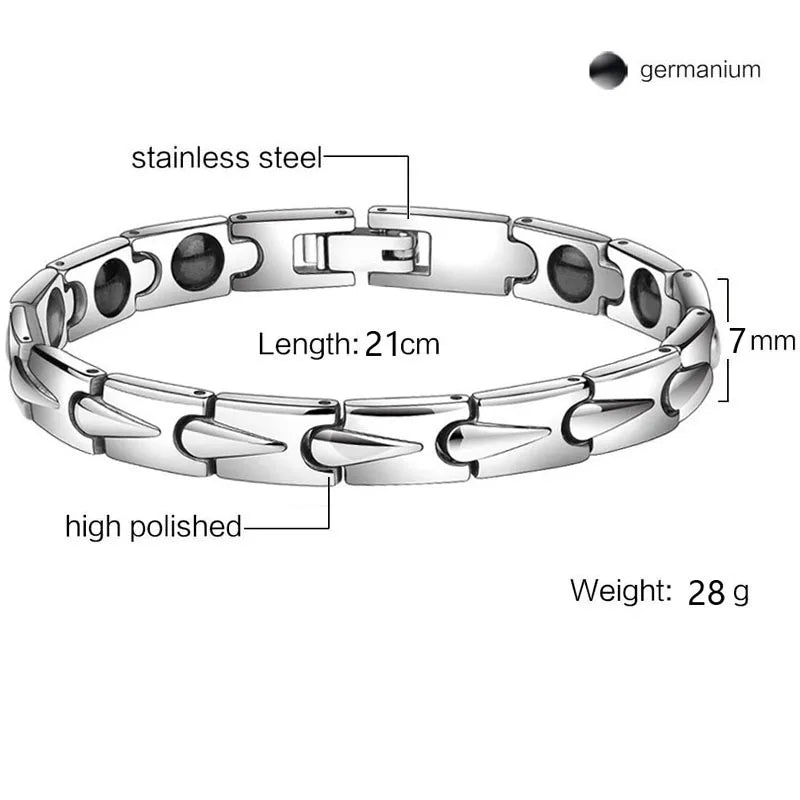 Magnetic Titanium Therapy Bracelet for Arthritis Pain Relief