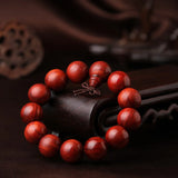 Red Sandalwood Bracelet - Zambia Blood Sandalwood Beads