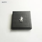 Teddy Bear Pendant 925 Sterling Silver Necklace Accessories
