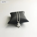 Teddy Bear Pendant 925 Sterling Silver Necklace Accessories