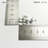 Teddy Bear Pendant 925 Sterling Silver Necklace Accessories