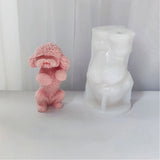 Animal Silicone Mold Teddy-Dog Handmade-Soap Mold Resin Mold Craft