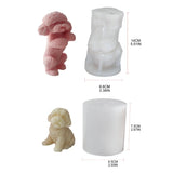 Animal Silicone Mold Teddy-Dog Handmade-Soap Mold Resin Mold Craft