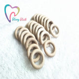 10 Large Beech Wood Rings - 2.16 inch Diameter - Jewelry, Teethers Rings
