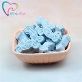 15PCS Motorcycle Silicone Beads BPA Teething Baby Pacifier Chain Making