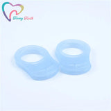 20 PCS Silicone Pacifier Adapter Rings, Dummy Clip, Holder