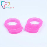 20 PCS Silicone Pacifier Adapter Rings, Dummy Clip, Holder