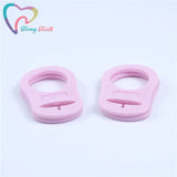 20 PCS Silicone Pacifier Adapter Rings, Dummy Clip, Holder