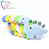 Dino Teether Necklace BPA Silicone Teething Toddler Toys