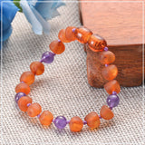 Teething Amber Bracelet for Baby/Natural Stone Match Original Bracelets