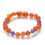 Teething Amber Bracelet for Baby/Natural Stone Match Original Bracelets