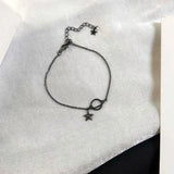 925 Silver Star Necklace Tassel Planet Pendant Wedding Birthday Gift Jewelry