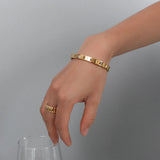 Temperament Bracelet High Couple Jewelry Bracelet Stainless Steel Roman Bracelet