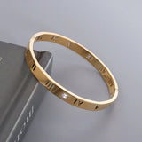 Temperament Bracelet High Couple Jewelry Bracelet Stainless Steel Roman Bracelet