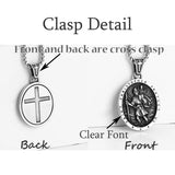 Classic Saint Christopher Pendant Necklace 316L Stainless Steel