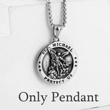 Classic Saint Christopher Pendant Necklace 316L Stainless Steel