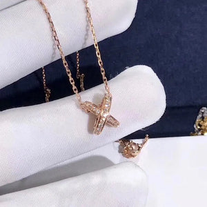 Temperament Cross Necklace Geometric Pendant Choker Chain Jewelry