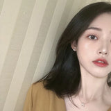 Temperament Cross Necklace Geometric Pendant Choker Chain Jewelry