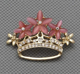 Crown Brooch Jewelry For Women/men, Metal Scarf Wedding Gift