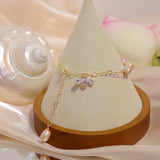 Natural Pearl Bracelet 14K Real Charm Adjustalbe Pulseras Feminia Jewelry
