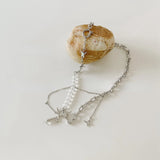 Crystal Star Tassel Necklace Beads Choker for Women Girls