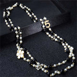 Pearl Necklace Multilayer Pendant Chain Jewelry