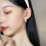 Zircon Ear Cuff No Piercing C-Shaped Ear Clips for Women