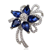 Temperament Flower Brooch Jewelry Metal Scarf Wedding Gift
