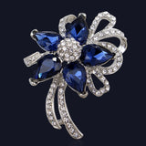 Temperament Flower Brooch Jewelry Metal Scarf Wedding Gift