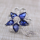 Temperament Flower Brooch Jewelry Metal Scarf Wedding Gift