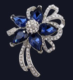 Temperament Flower Brooch Jewelry Metal Scarf Wedding Gift