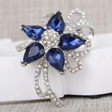 Temperament Flower Brooch Jewelry Metal Scarf Wedding Gift