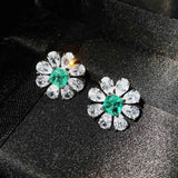 Vintage Paraiba Tourmaline 925 Silver Jewelry Set