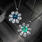 Vintage Paraiba Tourmaline 925 Silver Jewelry Set