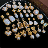 Temperament Love Pearl Studs Women's Ear Accessories