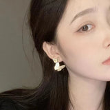Mother Of Pearl Butterfly Earrings - Elegant and Versatile