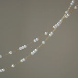 Baroque Pearl Pendant Necklace Stainless Steel 18k Plated Jewelry