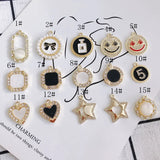 Temperament Smiley Face Bow Pendant Necklace