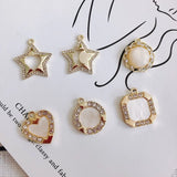 Temperament Smiley Face Bow Pendant Necklace
