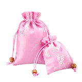 Peach Blossom Carry Bag Brocade Durable Bedroom Decoration