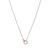 Sexy Titanium Steel Double Buckle Clavicle Chain Necklace