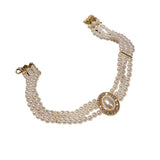 Rhinestone Pearl Multilayer Necklace for Women