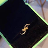 Square Sugar Citrine Diamond Ring For Women