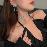 Temperament Butterfly Necklace in Light Niche Clavicle Chain